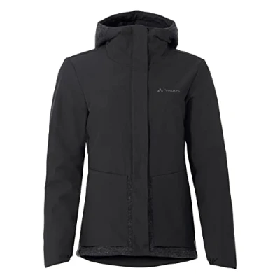 Image of VAUDE Women&#039;s Cyclist Padded Jacket IV, Plain Black, 38