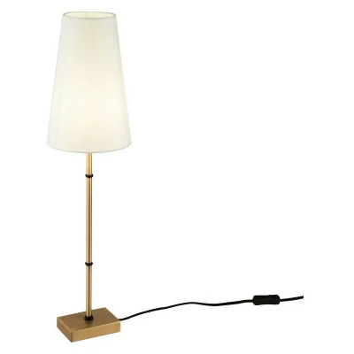 Image of Zaragoza Table Lamp Brass, 1 Light, E14