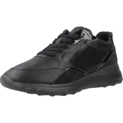 Image of Geox Women&#039;s D Alleniee A Sneaker, Black, 2 UK