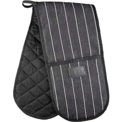 Image of MasterChef 526271 Connected Oven Glove Pinstripes Unisex 100% cotton