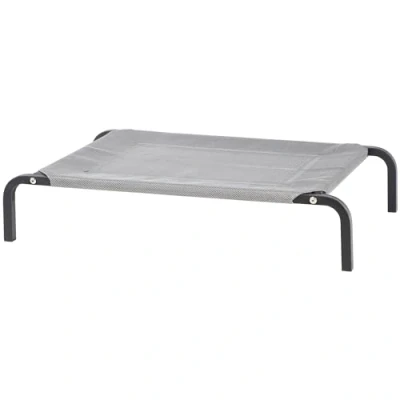 Image of Bunty Raised Dog Bed Medium Elevated, Lightweight &amp; Chew Resistant, Ideal for Indoor Outdoor Use Waterproof with Rust Resistant Steel Heavy Duty Washable Weave Mesh