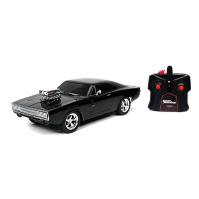 Image of Jada Toys Fast &amp; Furious RC Car 1/16 Dom &#039;s 1970 Dodge Charger R/T