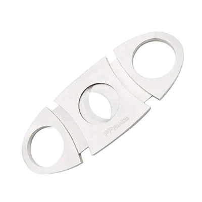 Image of PPpanda Cigar Cutters, Stainless Steel Cutter Double Blade,Silver,9.5x5cm