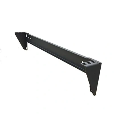 Image of Mofangtech 1U 19 Inch Vertical Wall Mount Rack Bracket Foldable Mountable Server with Hardware Black (1U44P)