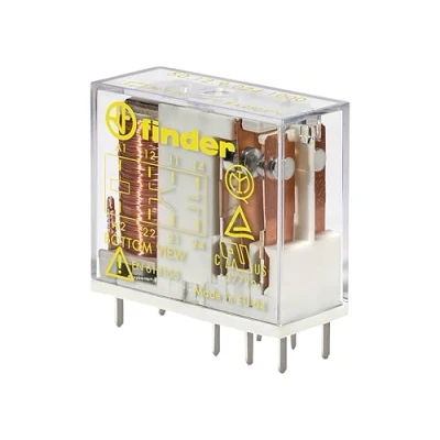 Image of Best Price Square RELAY, SAFETY, DPDT, 250VAC, 8A 50.12.9.024.1000 By FINDER