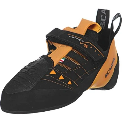 Image of Scarpa Men&#039;s Instinct VS Climbing Shoes, Black FV, 8 UK