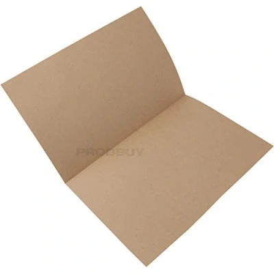 Image of [25 Pack] Manilla Economy Foolscap Square Cut Folders 170gsm Paper A4 Document File