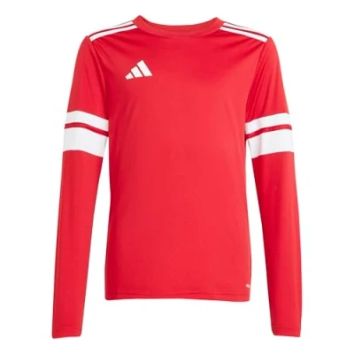 Image of adidas Unisex Kids SQUADRA25 Jersey Long Sleeve Kids, Team Power red 2/White, 13 14 Years