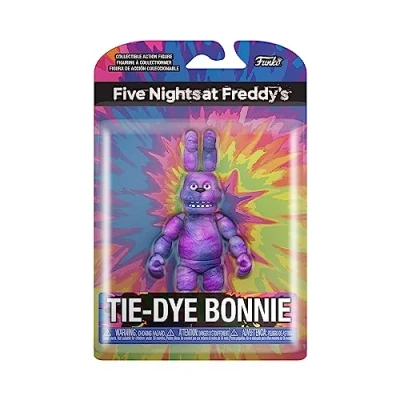 Image of Funko Action Figure 5&quot;: Five Nights At Freddy&#039;s (FNAF) TieDye Bonnie the Rabbit Collectable Toy Gift Idea Official Merchandise Video Games Fans