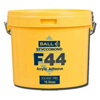 Image of F BALL F44 Vinyl &amp; PVC Backed Carpet Acrylic Adhesive (15ltr)