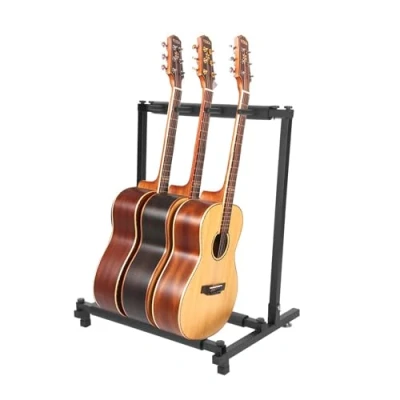 Image of Trintion 1PC 60x47x67cm Guitar Stand Foldable 3 Way Holder Multi For Electric Bass Acoustic Guitars