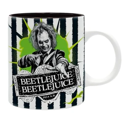 Image of ABYSTYLE Beetlejuice Astrid &amp; Ceramic Novelty Coffee Tea 320ml / 11oz Mug Merchandise Gifts