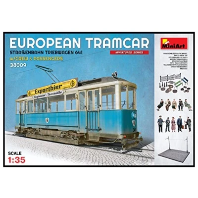 Image of Miniart MIN38009 tramcar Model Kit, Various, Mittel