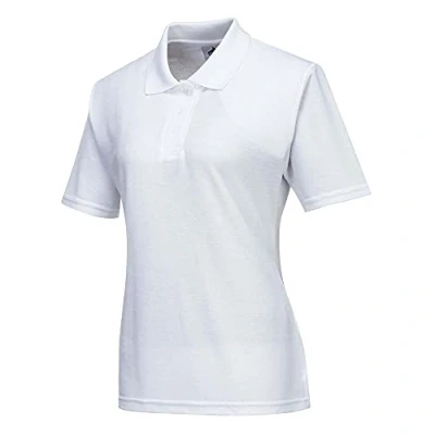 Image of Portwest Naples Women&#039;s Polo Shirt White Medium