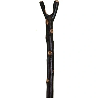 Image of Bisley Chestnut Thumb Stick With Bark Varies In Length 1.2M To About 1.4M
