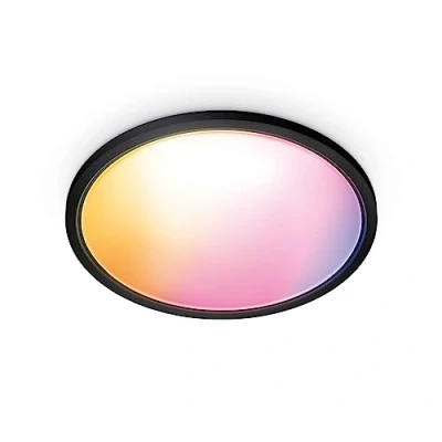 Image of WiZ Smart LED Superslim Ceiling Light Colour 2600lm (Black)