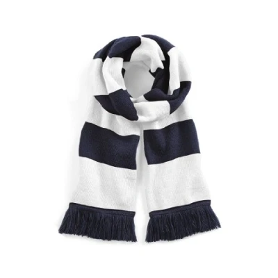 Image of Beechfield Stadium Scarf French Navy/White One Size