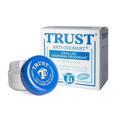 Image of Trust Underarm Deodorant Long Lasting Odour Prevention Effective for 3 6 days Suitable any Sports and Physical Activity Aluminium Free &amp; Contains Natural Herbal Ingredients