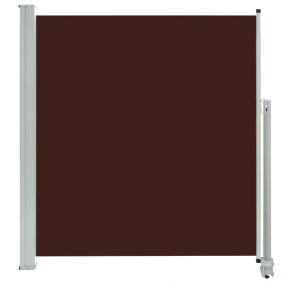 Image of vidaXL Patio Retractable Side Awning 140 x 300 cm Brown