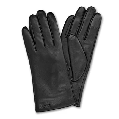 Image of Navaris Women&#039;s Nappa Leather Touchscreen Gloves With Cashmere Mix Lining
