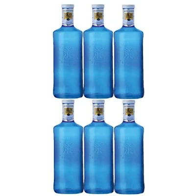 Image of Solan de Cabras Natural mineral water 1 liter pack of 6 glass bottles