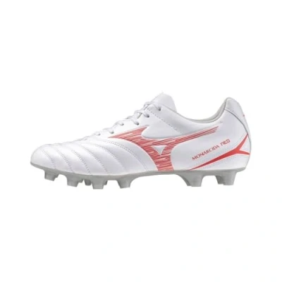 Image of Mizuno MONARCIDA NEO III SELECT Football Shoes White/Radiant Red Women/Men Size 7.0