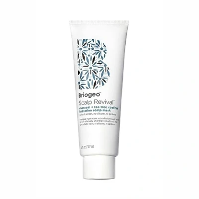 Image of Briogeo Scalp Revival Charcoal + Tea Tree Cooling Hydration Mask, Dry Treatment and Moisturizer, Soothes a Dry, Flaky, Itchy 177ml