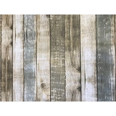 Image of linen702 Vinyl Pvc Tablecloth Wood Effect Floor Boards 2.5 metres (250x137cm) 8 Seater Size rectangle Table, Wipe Clean, Textile Backed plastic table cloth (277)