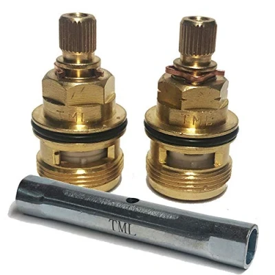 Image of Howdens Lamona Compatible Tap Cartridge Pair Plus Removal fitting tool Arona Como Calaggio Enza Sorico