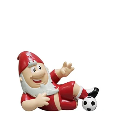 Image of FOCO EPL Liverpool FC Football Premier League Championship Sliding Tackle Garden Gnome Ornament Indoor/Outdoor