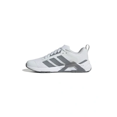 Image of adidas Performance Dropset Control Training shoe, Women&#039;s, Size: 3.5, Chalk white halo silver lime burst shoes