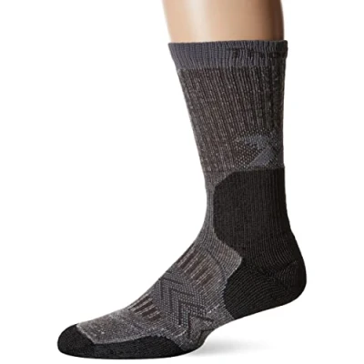 Image of 1 Pair Silver Fox Thorlo Outdoor Fanatic Walking Socks Unisex 8.5 12 Thorlos