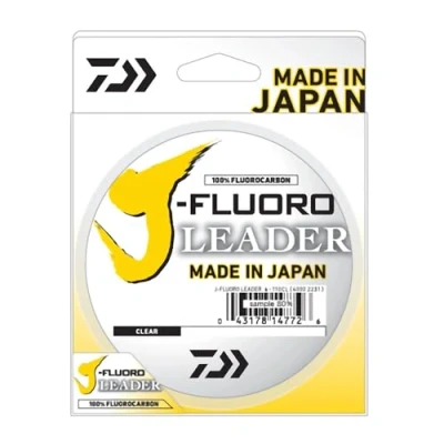 Image of Daiwa J Fluoro Fluorocarbon Leader Clear with Parrallel Spooling Band 12 lb 100 Yards, Multi, One Size