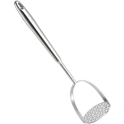 Image of Heavy Duty Mashed Potatoe Masher, Professional Integrated stainless steel Potato Food Masher for Avocado, Potatoes, Beans, Meat, Vegetables, Dishwasher Safe (Heavy Masher)