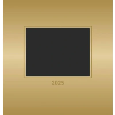 Image of Foto Bastelkalender Gold 2025 Do it yourself calendar 21x22 cm datiert Kreativkalender Kalender Alpha Edition: