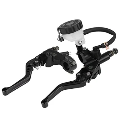 Image of Qiilu Handlebar Motorcycle 22mm, Clutch Levers Brake Master Cylinder Universal 7/8&quot;