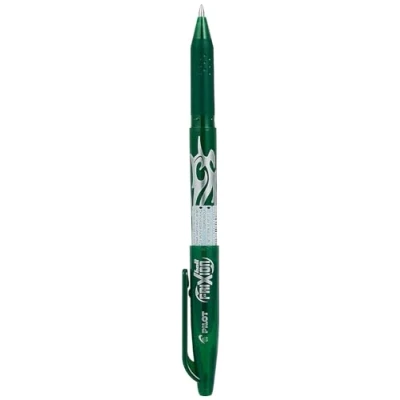 Image of Pilot Green Frixion Rollerball Erasable Pens Pen 0.7mm Nib Tip 0.35mm Line BL FR7 (Pack Of 3)