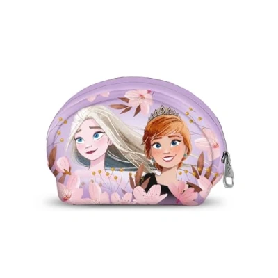 Image of Disney Frozen 2 Petal Casual Oval Coin Purse, Lilac, 12 x 9 cm