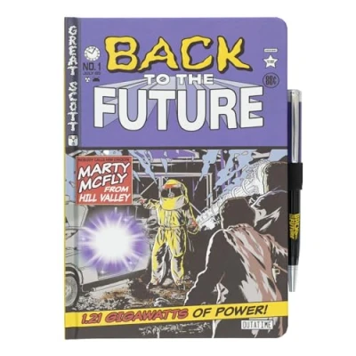 Image of Grupo Erik Back To The Future Premium A5 Notebook With Pen Notebooks Notepads Notepad Dotted Journal Sketchbook Gifts