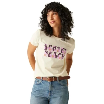 Image of Regatta Orla Kiely Tee Light Vanilla, Size: 20