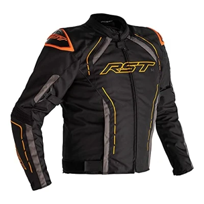 Image of RST S 1 CE Mens Orange Textile Motorcycle Jacket 46