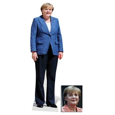 Image of Fan Pack Angela Merkel Lifesize Cardboard Cutout/Standee Includes 8x10 (20x25cm) Star Photo