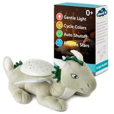 Image of Cloud B Calming Nightlight Star Projector Gentle Brightness 3 Colors Constellations Auto Shutoff Twilight Buddies® Dragon