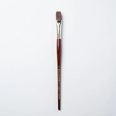 Image of Pro Arte : Acrylix Flat Synthetic Acrylic / Oil Brush Series 204 Short handled Size 1/2in