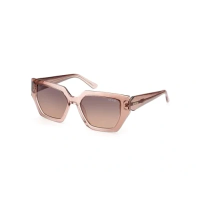 Image of Sunglasses Guess Gu7896 col. 47f Woman GÃ©omÃ©trique Brown