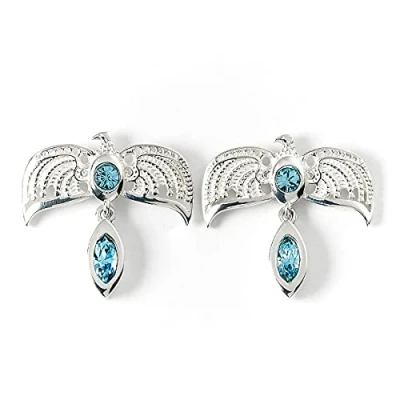 Image of Official Harry Potter Sterling Silver Diadem stud Earrings by The Carat Shop