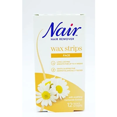 Image of Nair, Facial Wax Strips (Pack of 12)