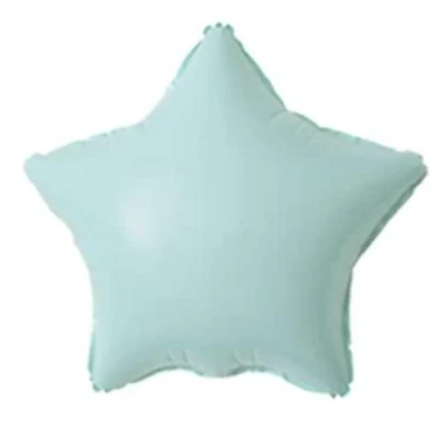 Image of Blue Star Pastel Foil Balloon, 45cm