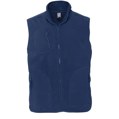 Image of SOLS Norway Unisex Anti Pill Fleece Bodywarmer / Gilet (Navy) Size X Small