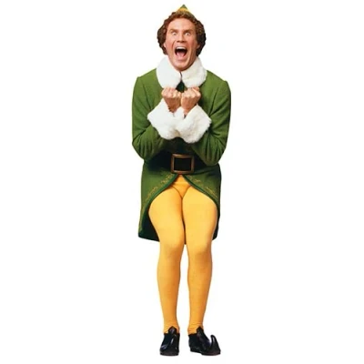 Image of SC1659 Star Cutouts Buddy The Elf Small Cardboard Cutout Christmas Decoration 88cm Tall